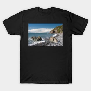 Saint Ninian's Cave near Whithorn Photograph Dumfries and Galloway T-Shirt